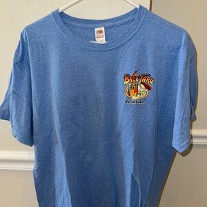 Brew Thru Graphic Tee - Light Blue Men’s Size L Summer 2020